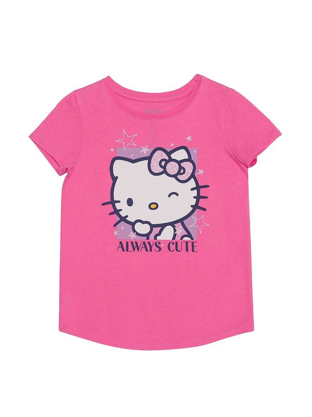 Hello Kitty Hot Pink 'Always Cute' Short Sleeve Tee - Size 6